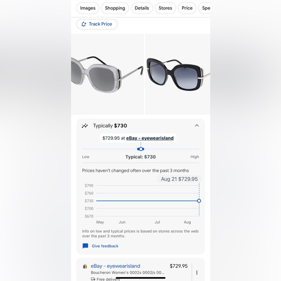 🏆Boucheron Paris BC0002S ❤️Gorgeous 🏆‼️100% Authentic ‼️ - Picture 14 of 16